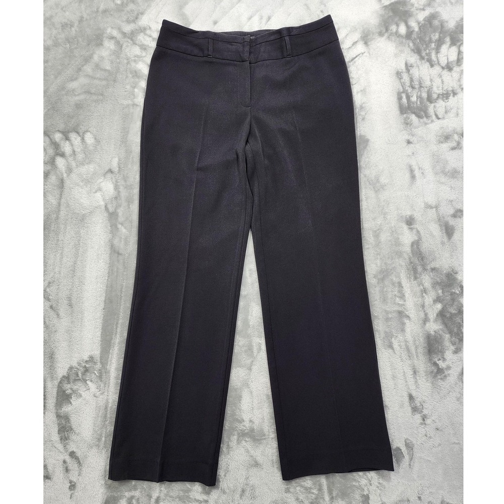 Style&Co‎ Pants Womens 10 Black Mid Rise Straight Leg Stretch Workwear Office